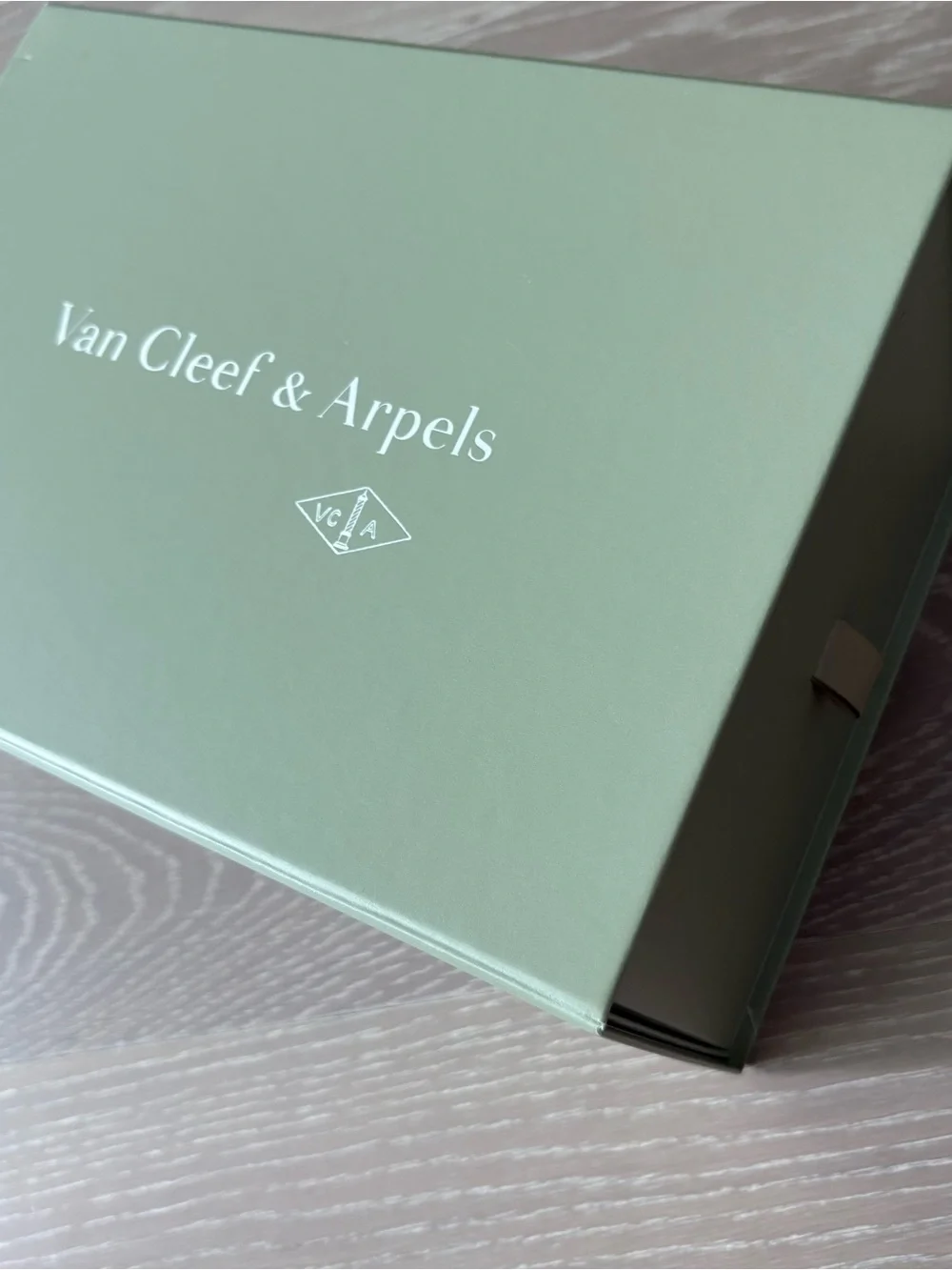 Van Cleef & Arpels Sage Green Large Jewelry Presentation Gift Box
